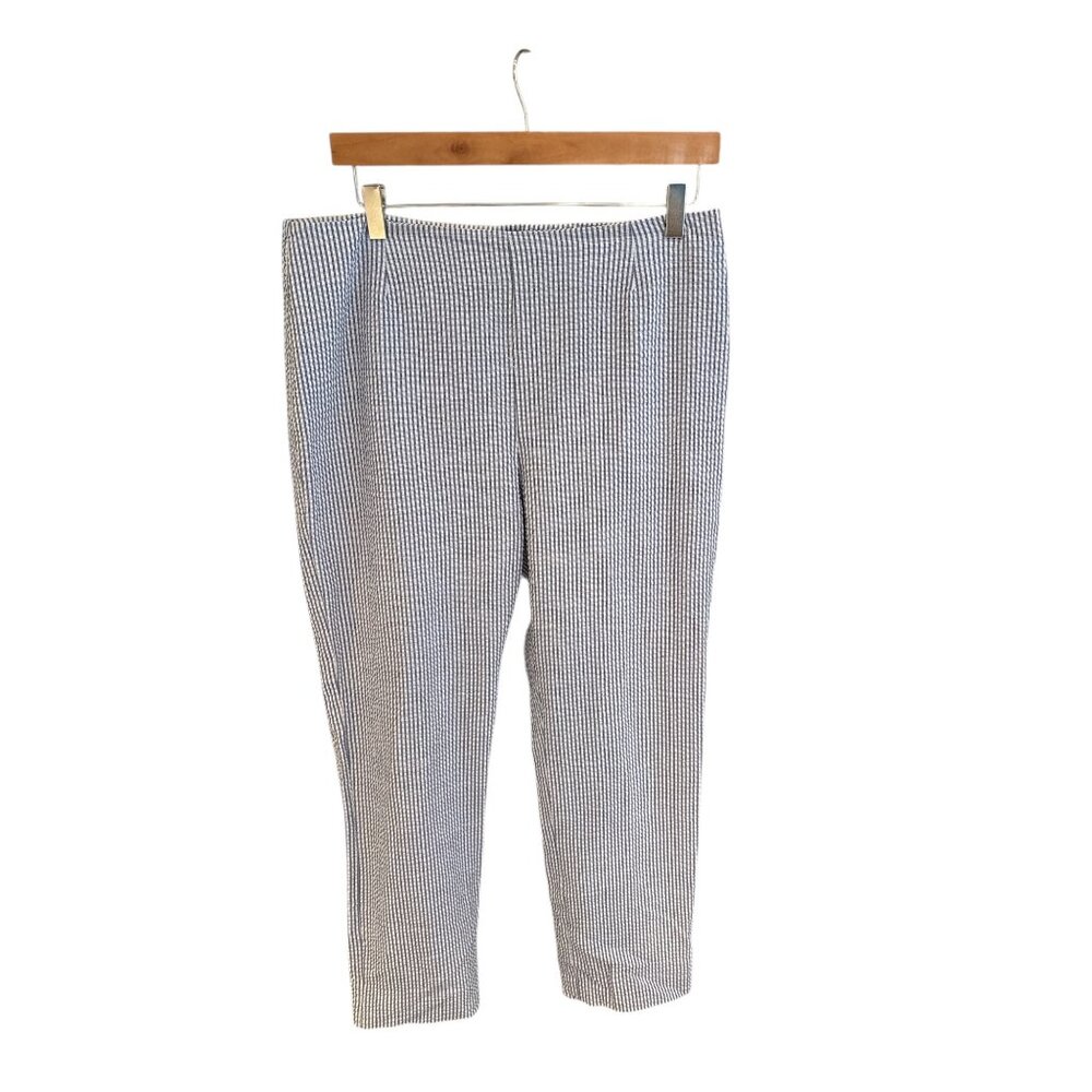 Peace Of Cloth Womens Striped Cotton/Polyester Blend Pants Size 10